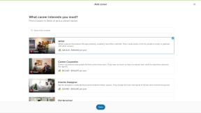 Student account in Xello. The student is choosing one of their saved careers to begin building their plan.